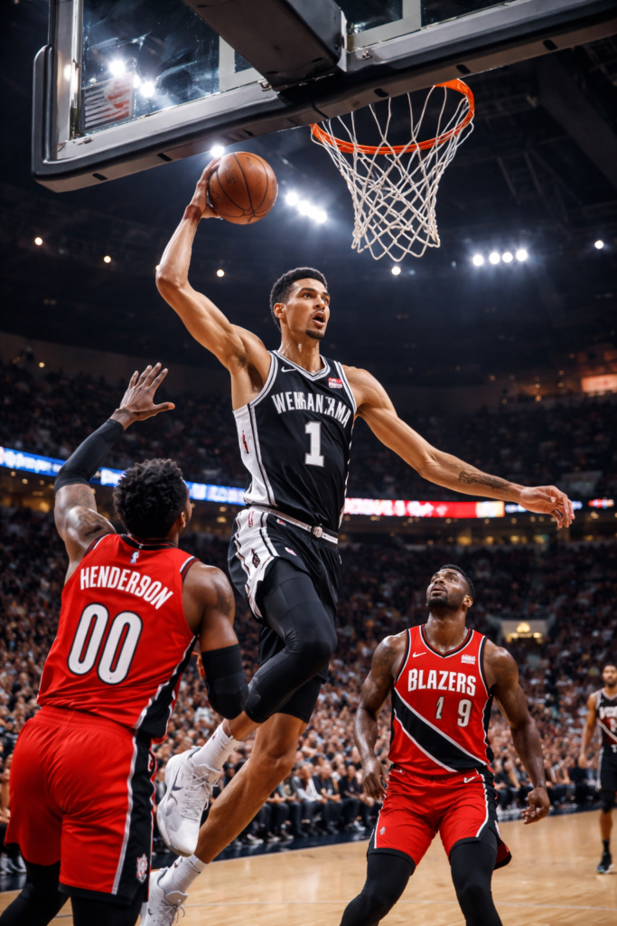 Spurs vs Trail Blazers