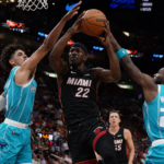 Heat vs Hornets player stats