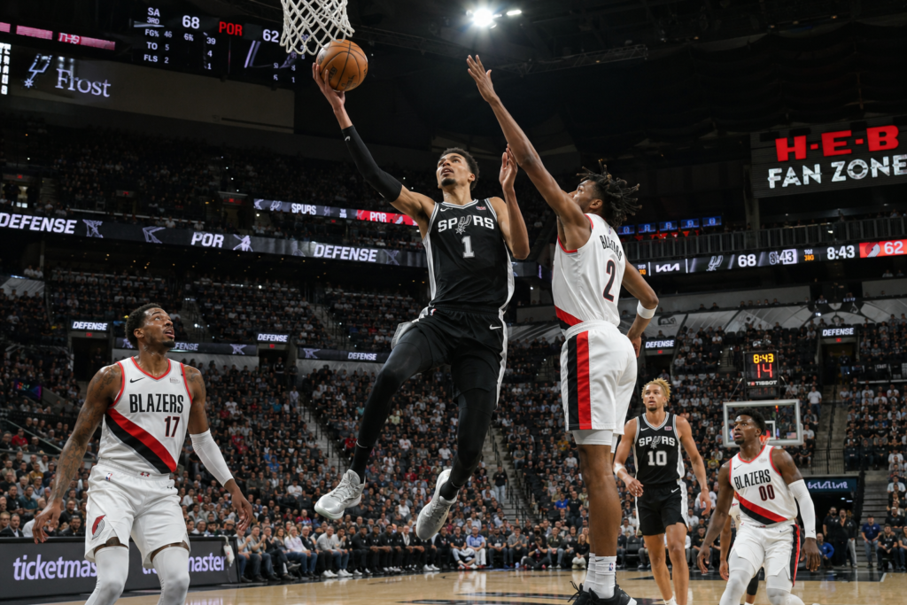 Spurs vs Trail Blazers