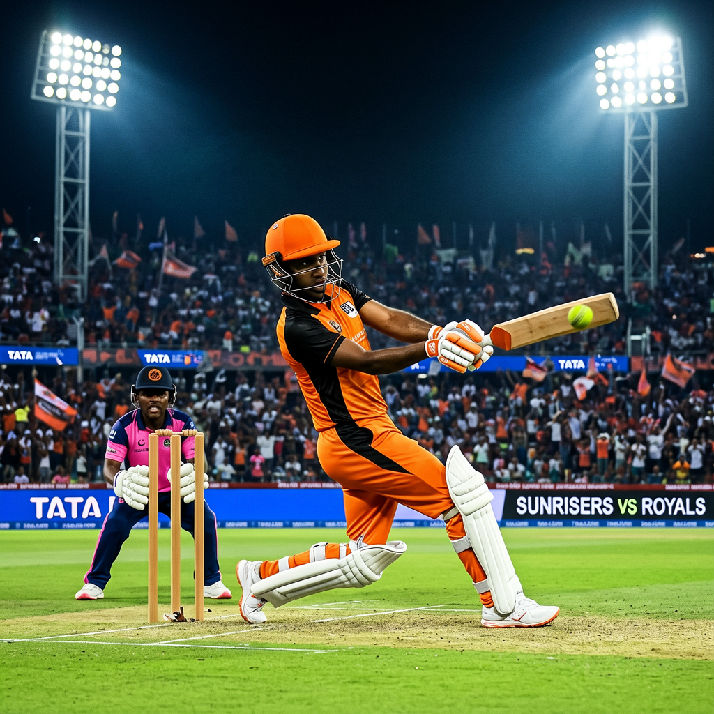 SRH vs RR match scorecard