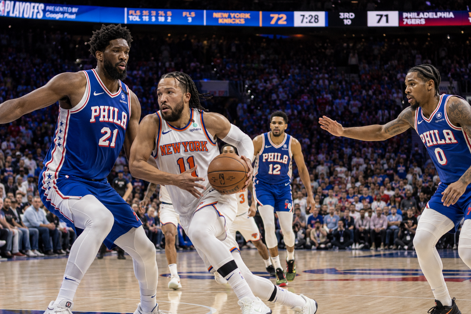 Knicks vs 76ers